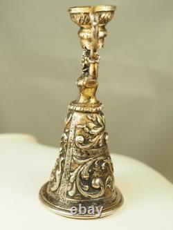 Coupe De Mariage Ancienne Argent Massif XVIII Antique Silber Jungfrauenbecher