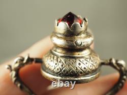 Coupe De Mariage Ancienne Argent Massif XVIII Antique Silber Jungfrauenbecher