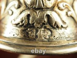 Coupe De Mariage Ancienne Argent Massif XVIII Antique Silber Jungfrauenbecher