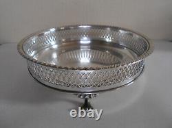 Coupe ancienne argent massif poinçon 800 + orfèvre plat creux silver 346 gm