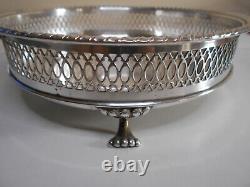 Coupe ancienne argent massif poinçon 800 + orfèvre plat creux silver 346 gm