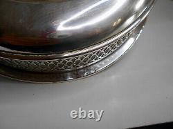 Coupe ancienne argent massif poinçon 800 + orfèvre plat creux silver 346 gm