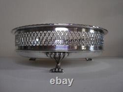 Coupe ancienne argent massif poinçon 800 + orfèvre plat creux silver 346 gm