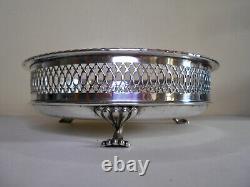 Coupe ancienne argent massif poinçon 800 + orfèvre plat creux silver 346 gm