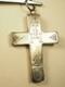 Croix Regionale Reliquaire Ancien Xviii Argent Massif Bretagne Antique Silver Cr