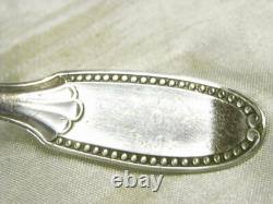 Cuillère De Table Ancienne Argent Massif Minerve Jacques Spoon Silver