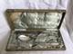 Cuillere Fourchette Couteau Argent Massif 800 Allemand Ancien 142 Gr Art Deco
