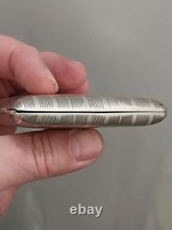 ETUI A CIGARETTES ARGENT ANCIEN 82Grs BOITE DATE 1920 MONOGRAMME ARGENT MASSIF