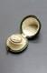 Ecrin Ancien à Bijou Forme Sabot. 19 ème Avec Une Bague En Argent Massif