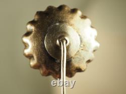Epingle A Chapeaux Argent Massif Ancienne XVIII Antique Foiled Silver Pin Hat