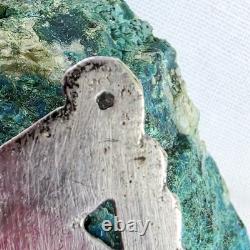 Fibule / Bijou Amazigh Ancien des Aurès en Argent Massif