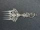 Fourchette Ancienne Hollandaise En Argent Massif Hollande 19 Siècle Xix