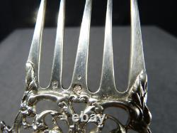 Fourchette ancienne hollandaise en argent massif Hollande 19 siècle XIX