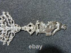 Fourchette ancienne hollandaise en argent massif Hollande 19 siècle XIX
