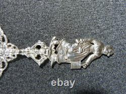 Fourchette ancienne hollandaise en argent massif Hollande 19 siècle XIX