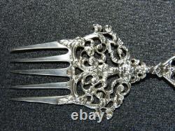 Fourchette ancienne hollandaise en argent massif Hollande 19 siècle XIX