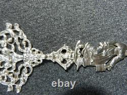 Fourchette ancienne hollandaise en argent massif Hollande 19 siècle XIX