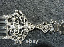 Fourchette ancienne hollandaise en argent massif Hollande 19 siècle XIX