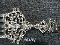 Fourchette ancienne hollandaise en argent massif Hollande 19 siècle XIX
