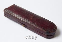 Fume-cigarette ancien avec bague en OR massif 18k