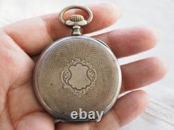 Grosse Montre De Gousset Ancienne Argent Massif Havila Pocket Watch Antique Grosse Montre De Gousset Ancienne Argent Massif Havila Pocket Watch Antique