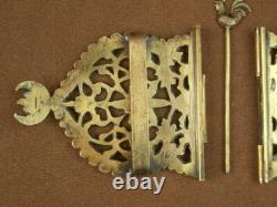 IMPORTANTE ANCIENNE BOUCLE DE CEINTURE VERMEIL ARGENT MASSIF DORÉ MINERVE XIXe
