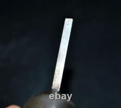 Instrument ancien Pèse-alcool aéromètre Argent écrin buis Orfèvre Strasbourg