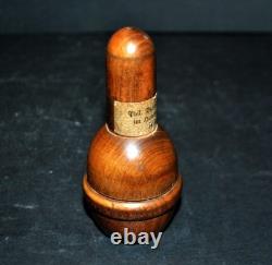 Instrument ancien Pèse-alcool aéromètre Argent écrin buis Orfèvre Strasbourg