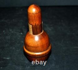 Instrument ancien Pèse-alcool aéromètre Argent écrin buis Orfèvre Strasbourg