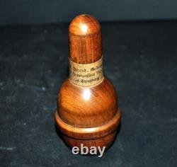 Instrument ancien Pèse-alcool aéromètre Argent écrin buis Orfèvre Strasbourg