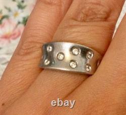 LOT 3 Bagues Anciennes Argent Massif-Jonc Anneau-Bijoux Anciens Pierre Naturelle