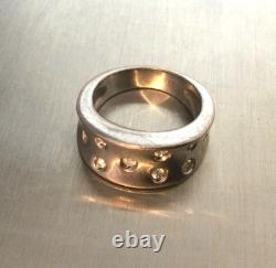LOT 3 Bagues Anciennes Argent Massif-Jonc Anneau-Bijoux Anciens Pierre Naturelle