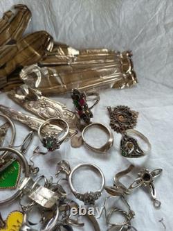 Lot Bijoux Anciens/ Cassés À Restaurer/ Fondre Ou Récup. 74,91 Grammes