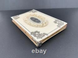 Luxueux ancien carnet matière noble & argent XIXe Antique notebook