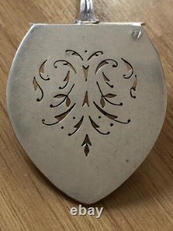 MAGNIFIQUE ancienne PELLE SAUPOUDREUSE CUILLERE en ARGENT MASSIF Veuve COMPERE