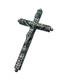 Magnifique Crucifix Ancien Argent Massif Début Xxe Siècle