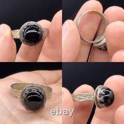 Magnifique et belle bague légionnaire romaine ancienne unique en argent massif