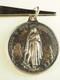Medaille Religieuse Ancienne Argent Massif Signe Vachette Silver Medal 3.3cm