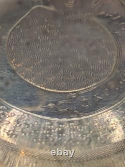 Montre de gousset ancienne suisse argent massif Fonctionne À réviser