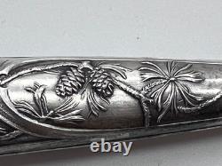 Nécessaire écriture ancien argent massif 800 poinçons ARO coffret XIXe