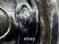 Nécessaire écriture ancien argent massif 800 poinçons ARO coffret XIXe