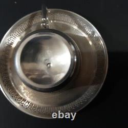 Orfevre Doutre Roussel Ancienne Tasse Et Sous-tasse en ARGENT Minerve 19ème