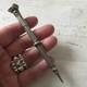 Porte Mine Stylo Crayon Argent Calendrier Sceau Ancien Xix&egrave;