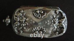 Pendentif porte louis ancien XIXe Allemagne et chaine argent massif