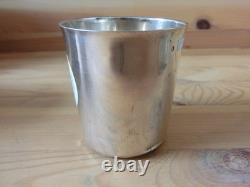 Petite Timbale Ancienne Argent Massif Poincon Au Coq