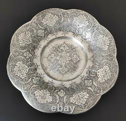 Plat Ancien Argent massif 84 PERSE SILVER PERSIAN PLATE DISH
