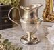 Pot &agrave; Lait Ancien En Argent Massif Poin&ccedil;on Coq 141 G H. 10,5 Cm