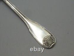 -RARE ANCIENNE CUILLERE A BOUILLIE ARGENT MASSIF Poinçon MINERVE PRENOM YVES D
