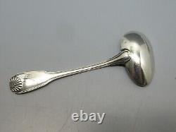 -RARE ANCIENNE CUILLERE A BOUILLIE ARGENT MASSIF Poinçon MINERVE PRENOM YVES D