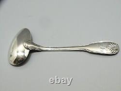-RARE ANCIENNE CUILLERE A BOUILLIE ARGENT MASSIF Poinçon MINERVE PRENOM YVES D